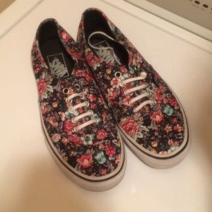 Floral vans